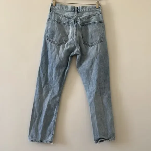 AGOLDE Riley High-Rise Straight Jean Light Wash Size 26 - Picture 6 of 8